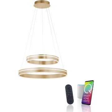 Paul Neuhaus Q-VITO 8420-60 Lampă cu pendul 2x65W/LED 2700-5000k 7300lm ip20