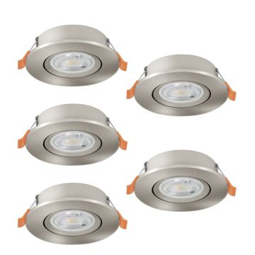 Eglo BARRANCO 902269 downlight wpuszczany 5x4.5W/LED 5X450lm 2700K, 4000K, 6500K IP20