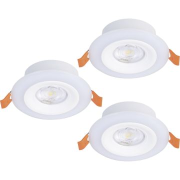 Eglo CALONGE RGB 901117 Lumină îngropată deasupra plafonului 3x3.8w/led 2700_6500k ip20_ip44 3X520lm