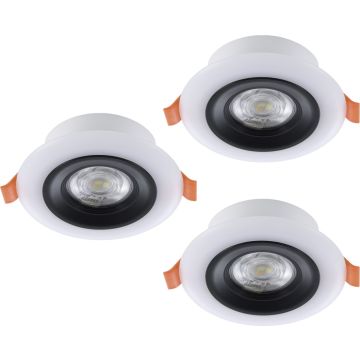 Eglo CALONGE RGB 901118 Lumină îngropată deasupra plafonului 3x3.8w/led 2700_6500k ip20_ip44 3X520lm