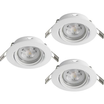 Eglo FAVAZZINA 901756 Lumină îngropată deasupra plafonului 3x4w/gu10 2700k ip20