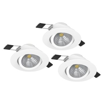 Eglo SALICETO 900745 Lumină îngropată deasupra plafonului 3x6W/LED 2700K 1350lm IP20
