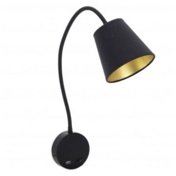 Novolux MONTECARLO 907B-G05X1A-02-CB Aplique de perete 1x60W/E27 IP20