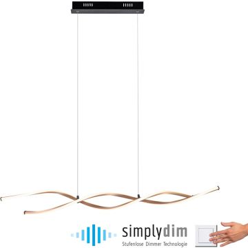 Paul Neuhaus POLINA 9142-18 Lampă cu pendul 2x23,5W/LED 3000k 2526lm ip20