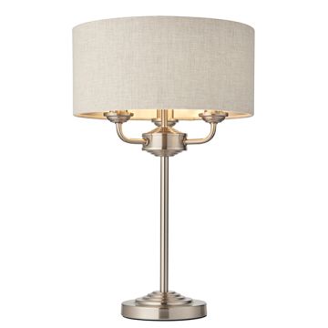 Endon HIGHCLERE 94369 Lampă de masă 3x18W/E14 IP20
