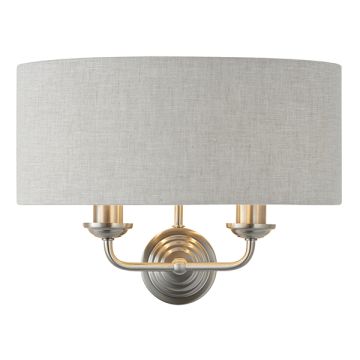Endon HIGHCLERE 94403 Aplique de perete 2x40W/E14 IP20