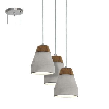 Eglo TAREGA 95526 Lampă cu pendul 3x60W/E27