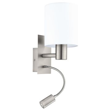 Eglo PASTERI 96477 Aplique de perete 1x40W/E27 + 1X3,5W/LED 380LM