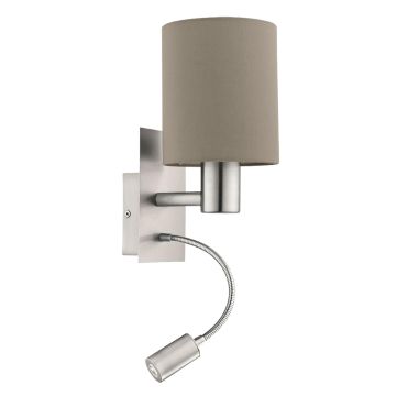 Eglo PASTERI 96478 Aplique de perete 1x40W/E27 + 1X3,5W/LED 380LM