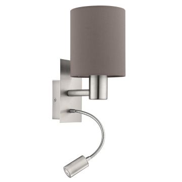 Eglo PASTERI 96481 Aplique de perete 1x40W/E27 + 1X3,5W/LED 380LM