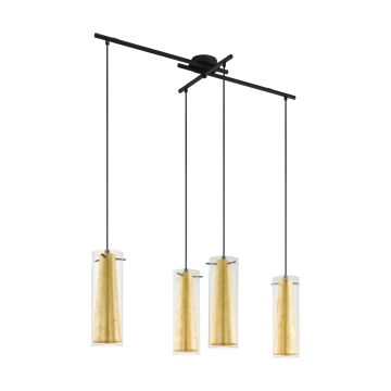 Eglo PINTO GOLD 97653 Lampă cu pendul 4x60W/E27