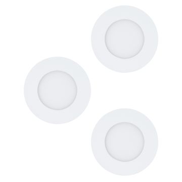 Eglo FUEVA 98633 Lumină îngropată deasupra plafonului 3x2,8W/LED 3000K 1050lm IP20/IP44