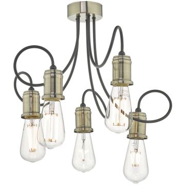 Dar Lighting ALZBET ALZ5475 Lampă de tavan 5x60W/E27