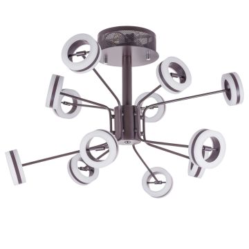 Italux METIS AX16002-12A COFFEE Lampă de tavan 12x4,8W/LED IP20