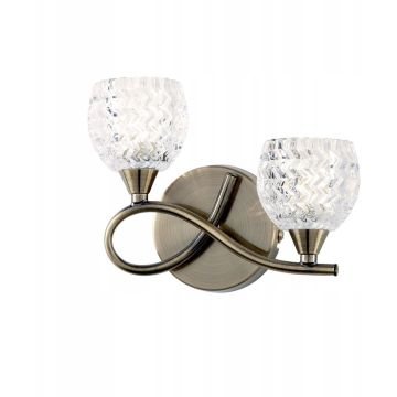 Endon BOYER BOYER-2WBAB-L Aplique de perete 2x33W/G9 IP20