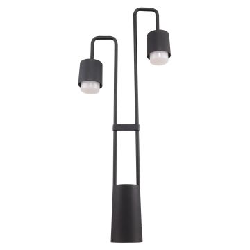 Italux SORANO C49/80/BK-9 Lampă de podea 2x6W/LED 1500LM IP44