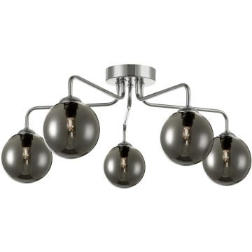 Dar Lighting FEYA FEY0550-01 Lampă de tavan 5x40W/G9