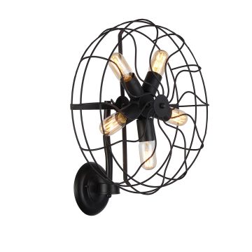 AZzardo FAN WALL AZ1349 Aplique de perete 5x60W/E27 IP20