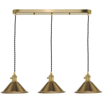 Dar Lighting HADANO HAD3640-01 Lampă cu pendul 3x40W/E14