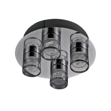 Italux MARC HD-520M-04-1340 CH Lustră de tavan 4x5,5W/LED