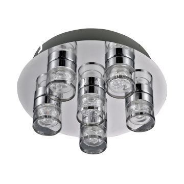 Italux MARC HD-520M-06-1340 CH Lustră de tavan 6x5,5W/LED