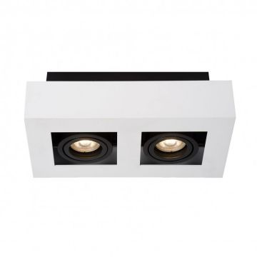 Italux CASEMIRO IT8001S2-WH/BK Lumină montată pe suprafață 2x50W/GU10