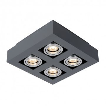Italux CASEMIRO IT8002S4-BK/AL Lumină montată pe suprafață 4x50W/GU10