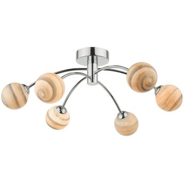 Dar Lighting IZZY IZZ0650-07 Lampă de tavan 6x40W/G9