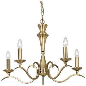 Endon KORA KORA-5AB Candelabru 5x40W/E14 IP20