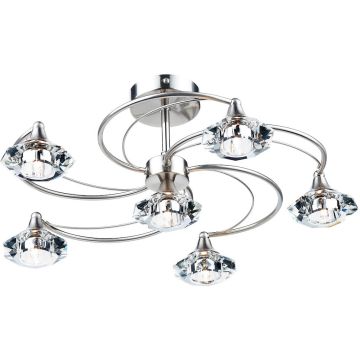 Dar Lighting LUTHER LUT0646 Lampă de tavan 6x40W/G9