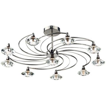 Dar Lighting LUTHER LUT2367 Lampă de tavan 10x40W/G9