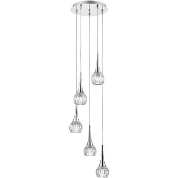 Dar Lighting LYALL LYA0550 Lampă cu pendul 5x40W/G9