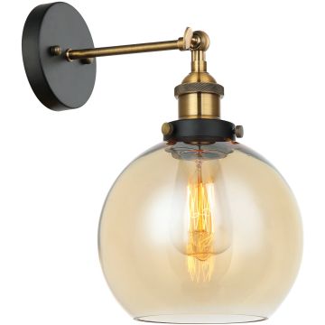 Italux CARDENA MBM-4330-1-GD+AMB Aplique de perete 1x40W/E27 IP20