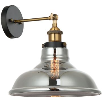 Italux HUBERT MBM-2381-1-GD+SG Aplique de perete 1x40W/E27 IP20