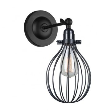 Italux LESTO MBM-2676/1 BK Aplique de perete 1x40W/E27