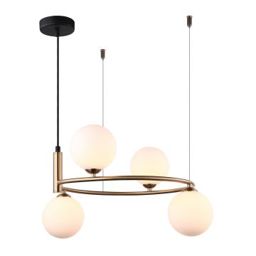 Italux AMILY MDM-3974/4 BRO Lampă cu pendul 4x25W/G9 IP20