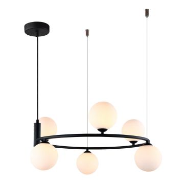 Italux AMILY MDM-3974/6 BK Lampă cu pendul 6x25W/G9 IP20