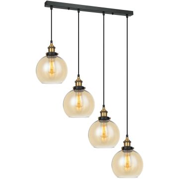 Italux CARDENA MDM-4330-4-GD+AMB Lampă cu pendul 4x40W/E27 IP20