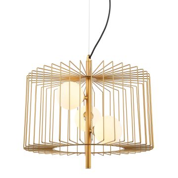 Italux DAREN MDM-3937/3 GD Lampă cu pendul 3x25W/G9 IP20