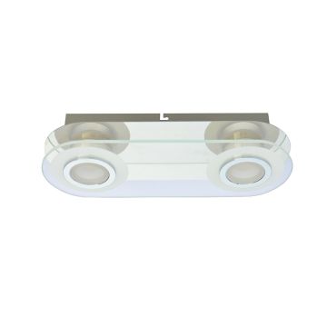 Italux FLAVIO MD14088-02 CH Lustră de tavan 2x5,5W/LED
