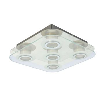 Italux FLAVIO MD14088-05F CH Lustră de tavan 5x5,5W/LED