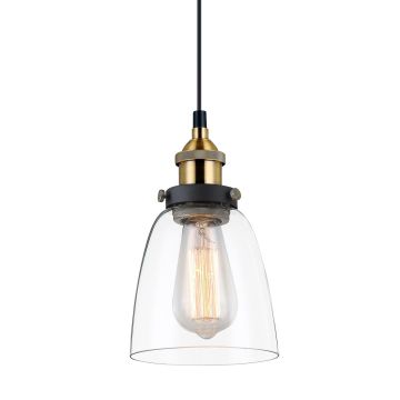 Italux FRANCIS MDM-2563/1 GD+CL Lampă cu pendul 1x40W/E27