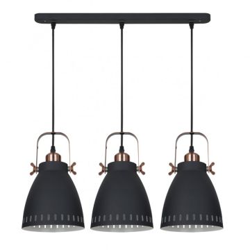Italux FRANKLIN MD-HN8026S-3-B+RC Lampă cu pendul 3x60W/E27