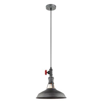 Italux GARIBALDO MDM-2781_1 GR_BK Lampă cu pendul 1x60W/E27 IP20