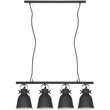 Italux LAVARE MD-HN82608-4-BK+WH Lampă cu pendul 4x40W/E27 IP20