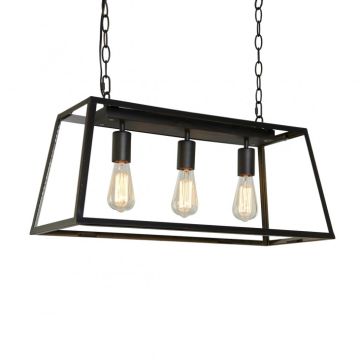 Italux LAVERNO MD-102621-3-B Lampă cu pendul 3x60W/E27