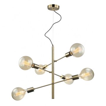 Italux MADALYN MDM3582/6 AB Candelabru 6x40W/E27