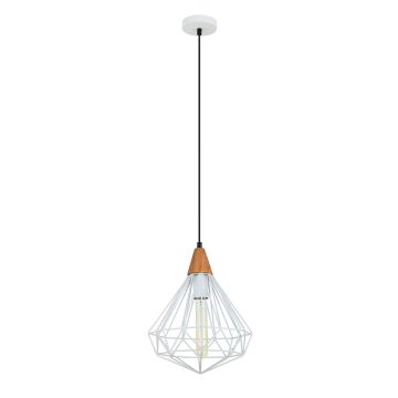 Italux MAELLE MDM-2591/1S WH Lampă cu pendul 1x60W/E27 IP20