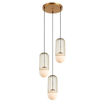 Italux MATTY MDM-3939/3 GD Lampă cu pendul 3x40W/E27 IP20