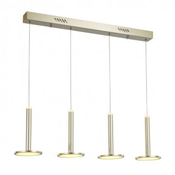 Italux OLIVER MD17033012-4B GOLD Lampă cu pendul 1x60W/LED 2690LM